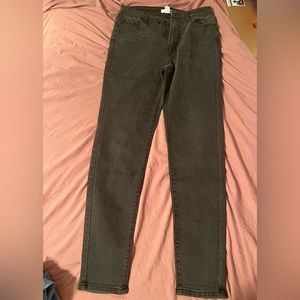 Forever 21 light grey skinny jeans